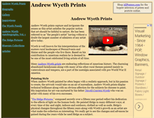 Tablet Screenshot of andrew-wyeth-prints.com